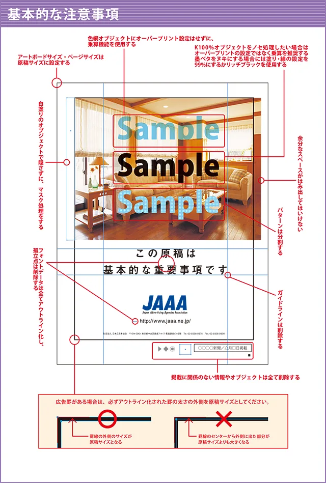 基本的な注意事項